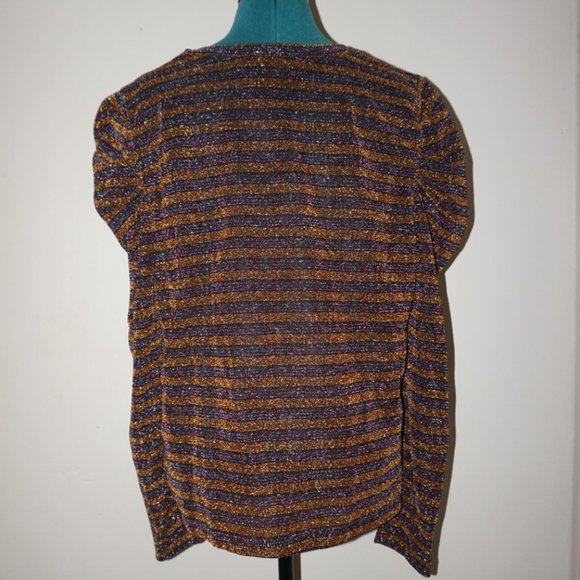 Very Cute Shiny Stripe Shirt - Picture 2 of 4